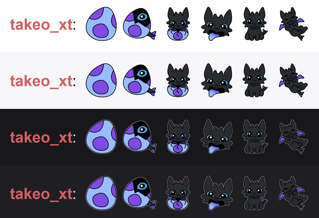 sub-badges for Takeo_xt